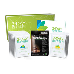 BODi Shakeology bottle with dense nutrition for energized mornings.