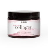 BODi Bioactive Collagen Peptides bottle showcasing premium collagen for skin, hair, and nails.
