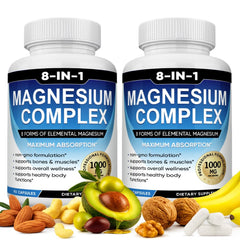BODUNMSCA Magnesium Complex bottle showing 8-form blend for absorption.