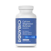 BodyBio Butyrate bottle showcasing postbiotic support for gut health