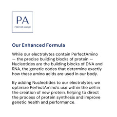 BodyHealth PerfectAmino Electrolytes supports athletic hydration during training