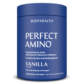 BodyHealth PerfectAmino vanilla bottle front showing recovery support