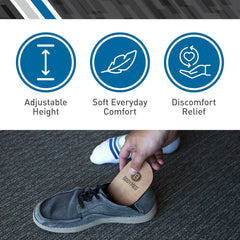 BodyMed removable layers show easy ⅛-inch adjustment.