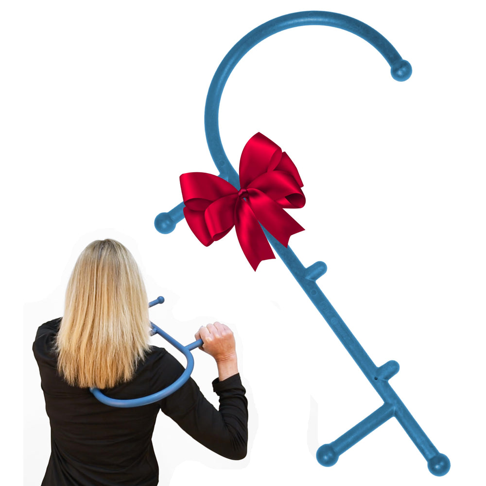 BodyMed Trigger Point Massage Tool targets back muscles with six points for targeted relief.