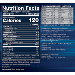 BodyTech Whey Tech Pro 24 protein scoop showing convenient serving size.