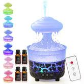 BOHOFAM rain cloud diffuser releasing mist for a calm bedroom