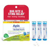 Boiron Apis Mellifica 30C pellets in tubes for portable bug bite relief