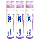 Boiron Arnica Montana 200CK pellets in tubes for convenient muscle relief