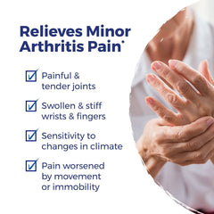 Boiron Arnicare Arthritis Tablets melt in mouth for fast, convenient relief.