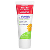 Boiron Calendula Ointment packaging and 1 oz jar for convenient first aid use.