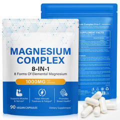 BOIUOITI Magnesium 8-in-1 bottle for optimized absorption and daily wellness.