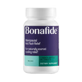 Bonafide Relizen bottle with 60 tablets showing hormone-free menopause relief