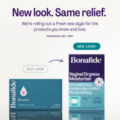 Bonafide Revaree applicator-free insert prepared for comfortable nightly relief.