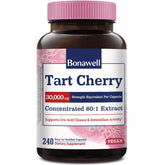 Bonawell Tart Cherry 60:1 extract bottle supports daily uric acid balance