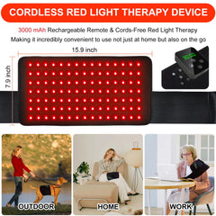 Bonodave cordless red light therapy pad for knee soothes joints and muscles.