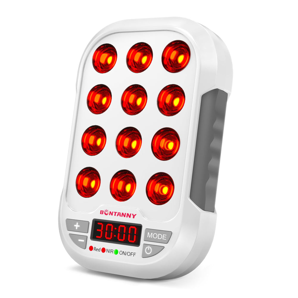 BONTANNY BO-60 handheld front view for targeted red light therapy on the go.