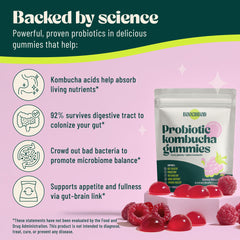 BoochBod gummy pack shows convenient daily digestion support.