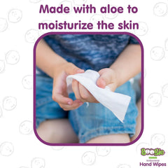 Boogie antibacterial hand wipes suitable for all skin types, including sensitive skin.