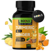 Bools Turmeric Curcumin bottle supports daily joint wellness.