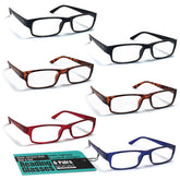 Boost Eyewear black rectangular reading glasses for daily use