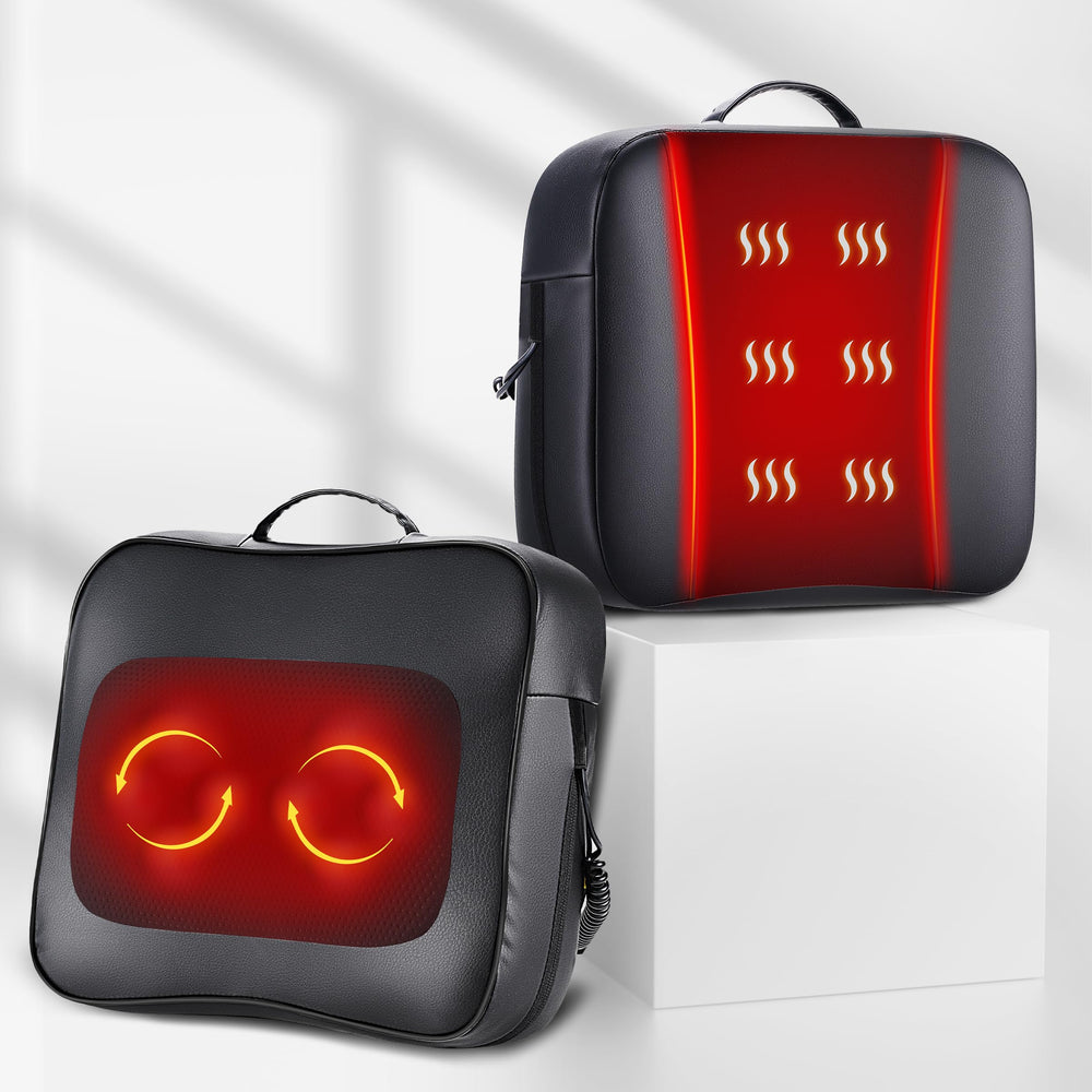 Boriwat back massager with dual heat therapy for full back coverage and relaxation