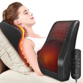 Boriwat back massager with heat, full view showing coverage for neck and back relief