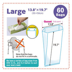 BOS Amazing odor-sealing bags for pet waste provide sanitary cleanup.