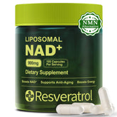 Bosnethuinh NAD+ supplement bottle front displays label and branding for everyday vitality.
