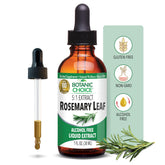 Botanic Choice Rosemary Leaf Liquid Extract bottle with dropper for easy dosing