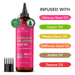 Botanic Hearth hair oil application nozzle showing easy root-to-end distribution