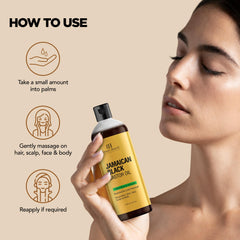 Botanic Hearth Massage Oil drops illustrate the preparation-ready formula for moisturization.