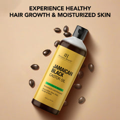 Botanic Hearth Massage Oil being poured for easy application and quick hydration.