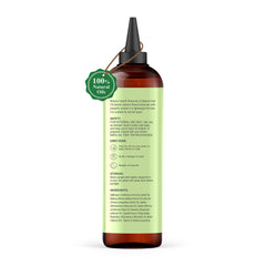 Botanic Hearth scalp-health illustration highlights a clean scalp environment.