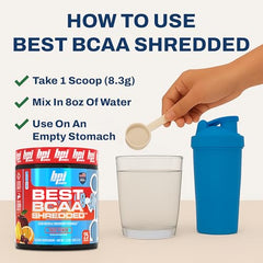 BPI Sports Best BCAA Shredded lean-muscle support without caffeine for clean energy