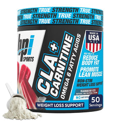 BPI Sports CLA+Carnitine bottle for non-stimulant fat metabolism support