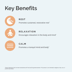 BrainMD Restful Sleep GABA closeup featuring calming ingredients like valerian.