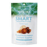 BrainMD Smart Mushrooms bottle ready for daily focus and immune support routines.