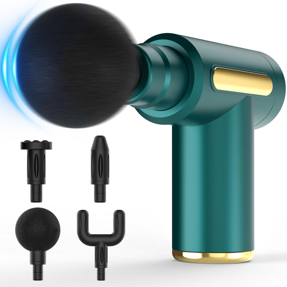 Brantefa mini massage gun with ergonomic handle provides targeted relief on the go.
