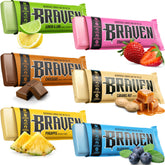 BRAVEN Braven Bar variety pack energy bars front view for on-the-go fueling