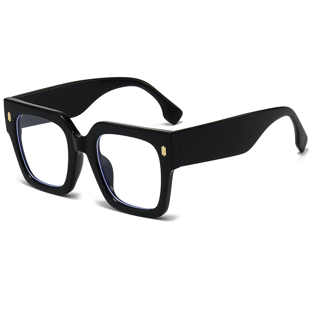 Breaksun oversized square frame glasses for bold style and eye protection