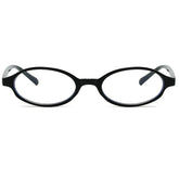 Breaksun retro small oval glasses with blue light blocking for screen protection.