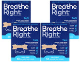 Breathe Right Nasal Strip Original Tan, Small/Medium, front view of packaging.