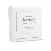 Breatherapy lavender patch close-up shows pure essential oil aroma for relaxation.