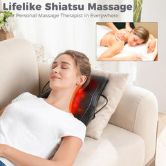Brelley massager heating function delivers soothing warmth during use.