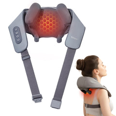 Breo N5 Mini 5D massage heads cover neck and shoulders for soothing relief.