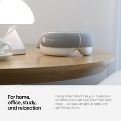 Sleep aid mode: heat and white noise for better nights.