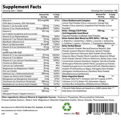 Brieofood Day-to-Day Men's Multi capsules offer convenient daily nutrition