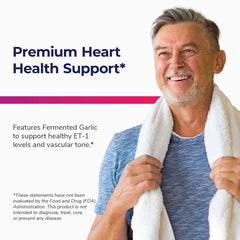 Bright Naturals Vaso Calm fermented garlic capsule highlighting fermentation benefits for circulation support.