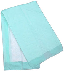 BrightCare bed pad absorbent core close-up highlighting moisture locking fibers