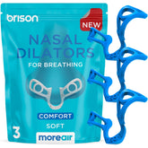 Brison nasal dilator soft for night use improves airflow for restful sleep